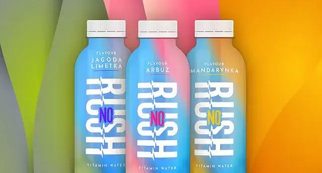 noRUSH napoje smaki opakowania