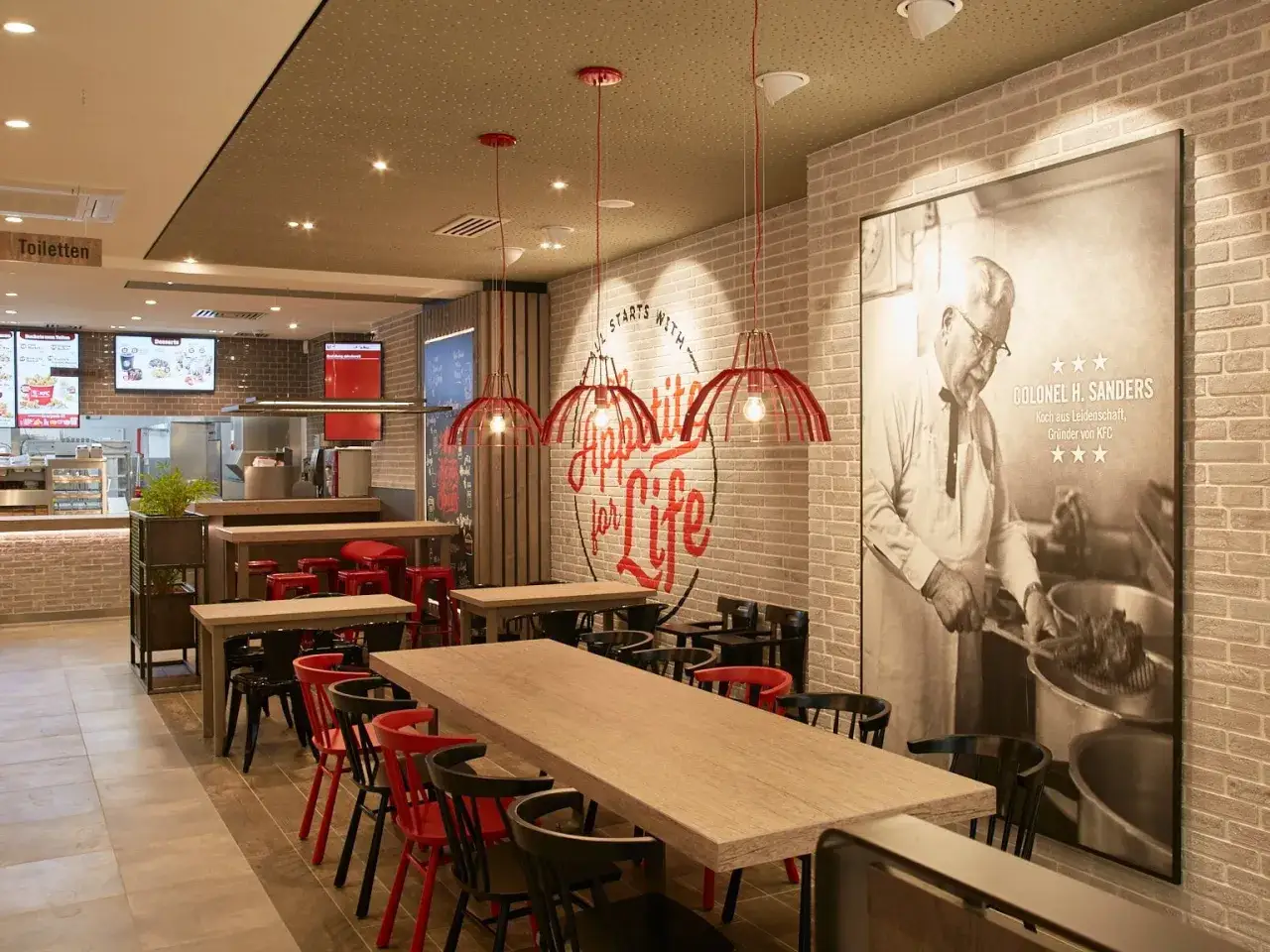 Burger King McDonald's KFC Rastst&auml;tte