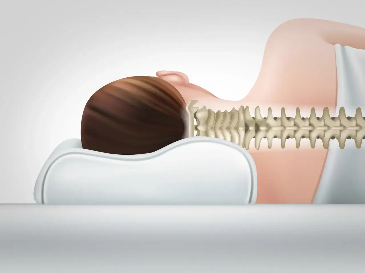 Zdjęcie Jak ułożyć poduszkę do spania, by uniknąć bólu pleców i szyi