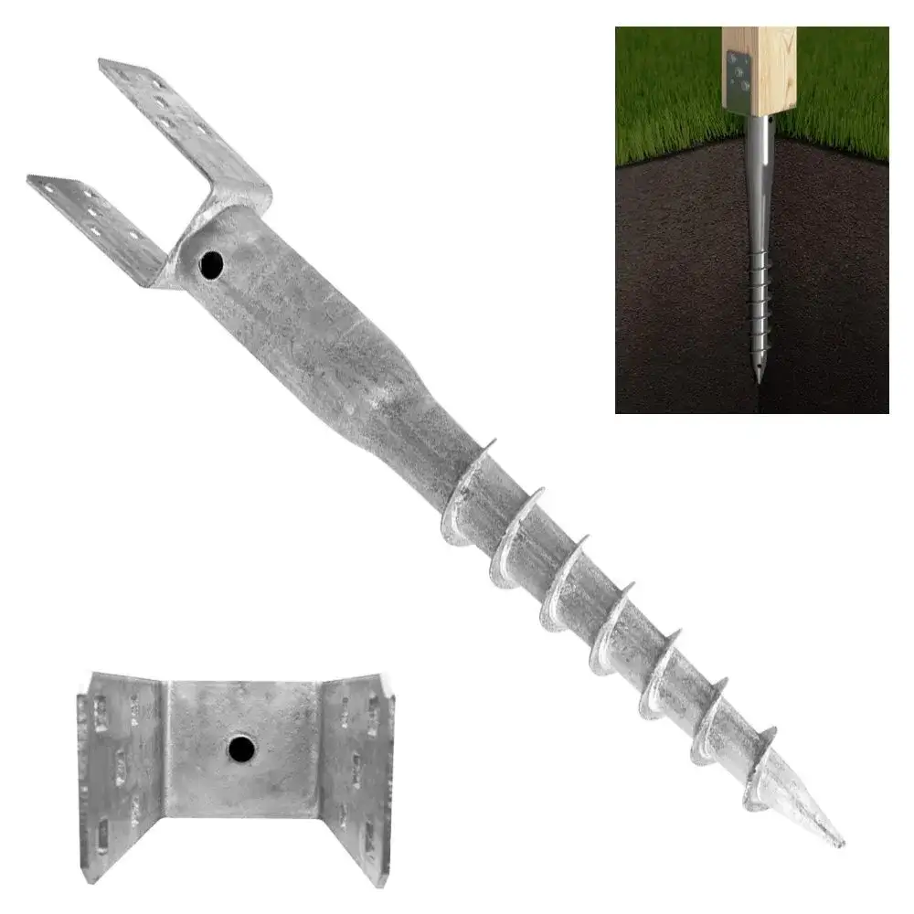 Zdjęcie Kotwy do ziemi 80x80 - trwałe rozwiązania dla Twojej budowy