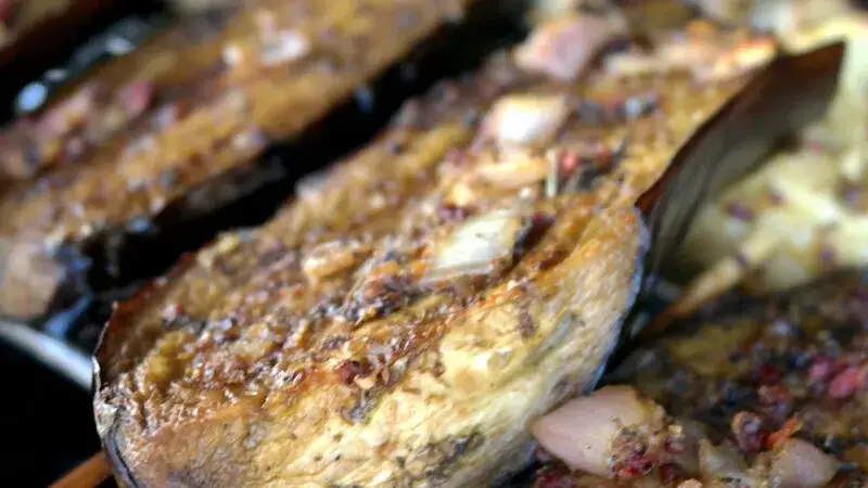 Zdjęcie Aubergine grillée au four : la recette simple qui émerveille les papilles