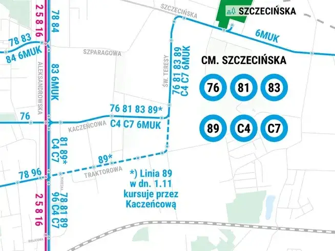 Zdjęcie Jak dojechać na cmentarz mania w Łodzi - uniknij korków i problemów z parkowaniem