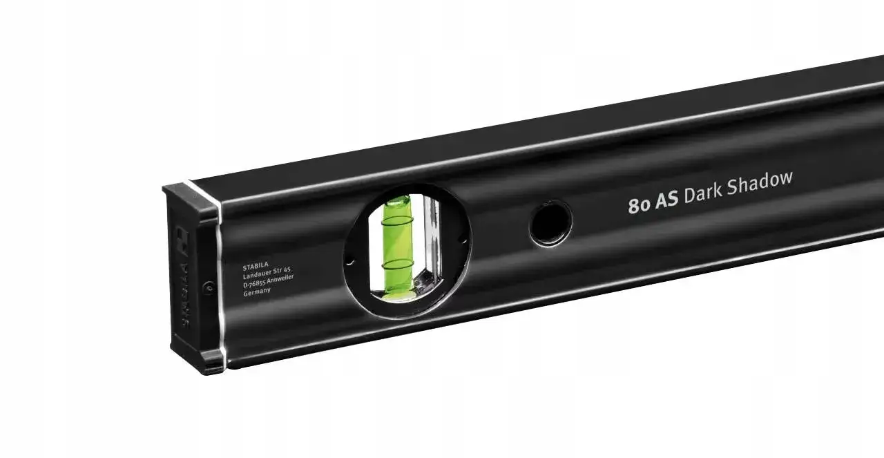 libella poziomicy z fluorescencyjnym płynem