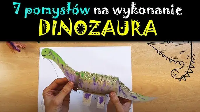 Malowanie dinozaura z butelek pomysły