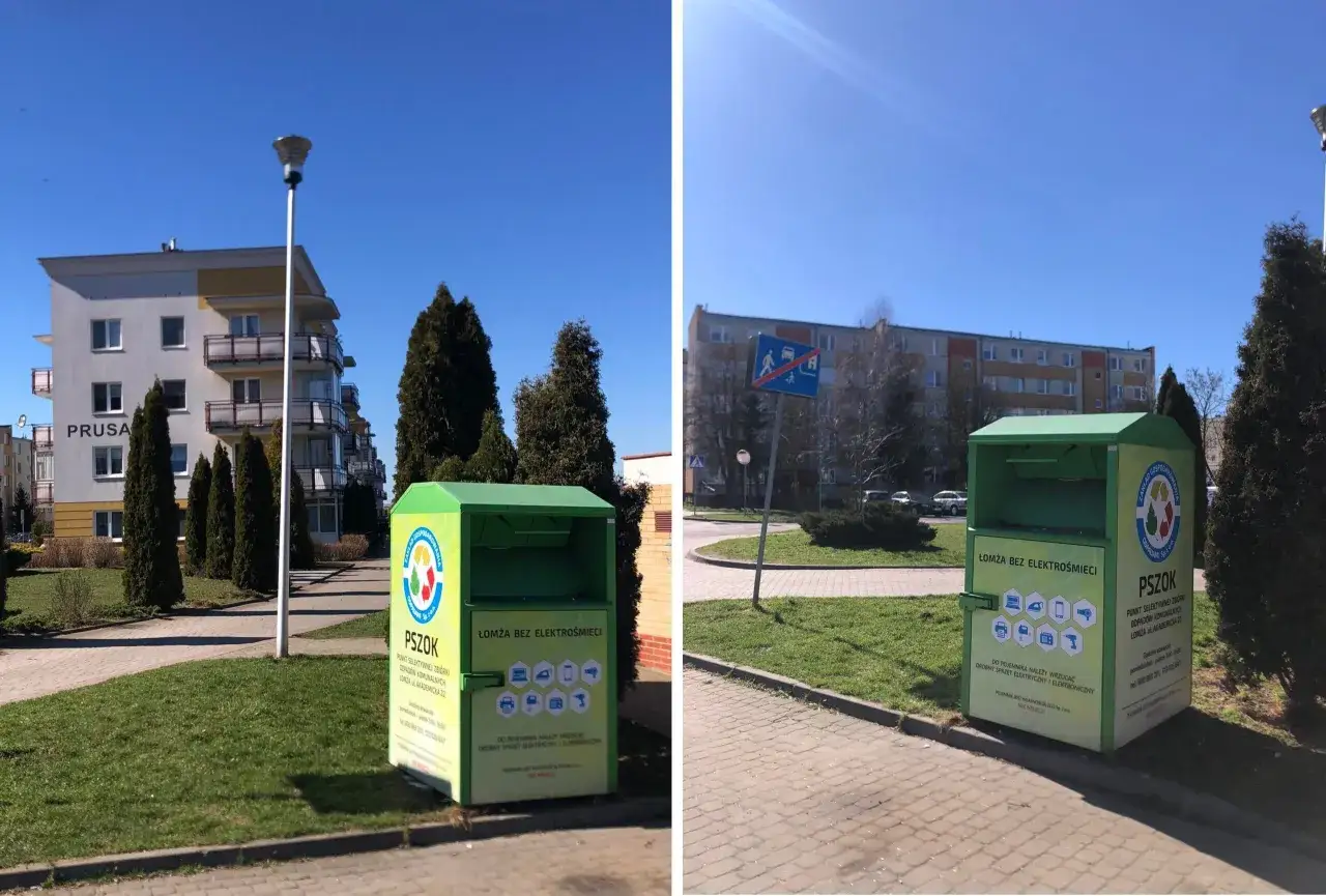 punkty zbi&oacute;rki elektrośmieci PSZOK