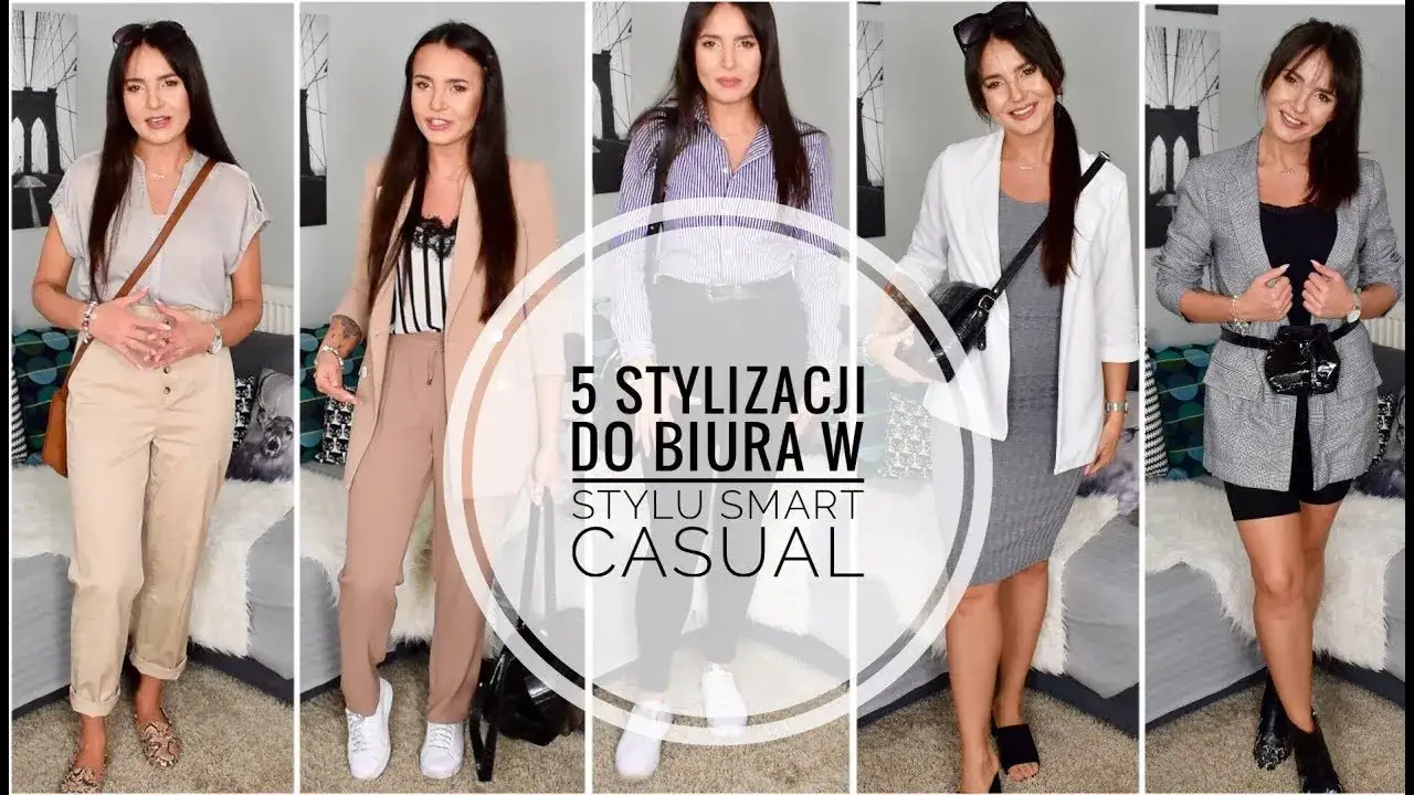 stylizacje smart casual do biura