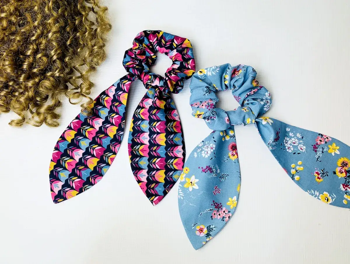 materiały do uszycia gumki scrunchie