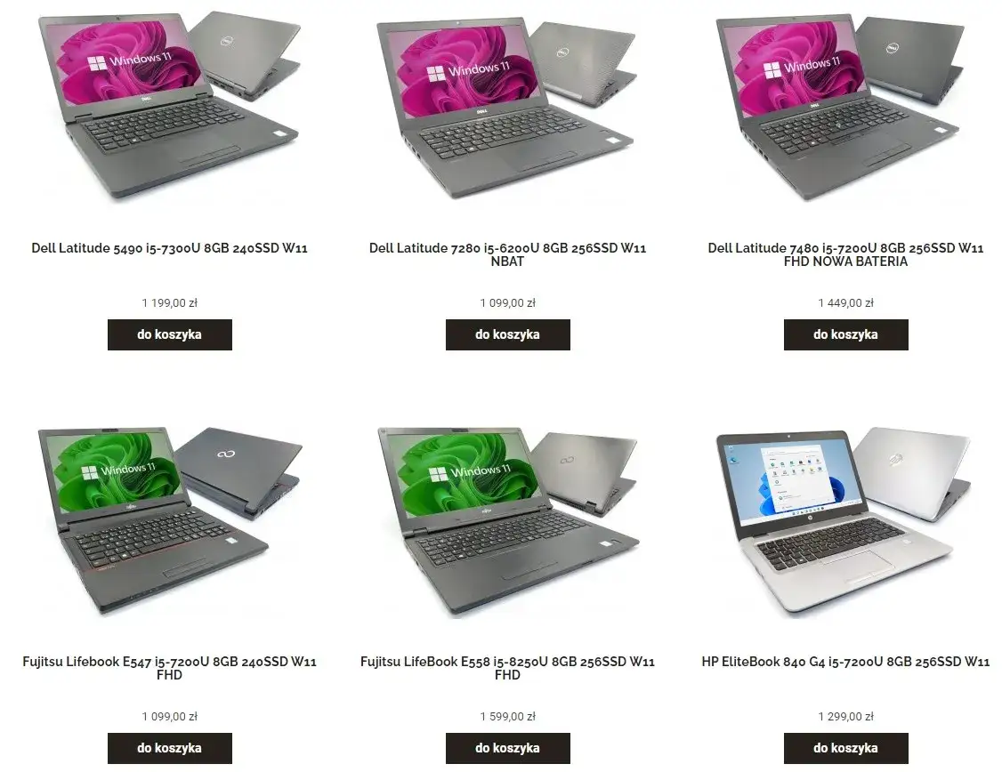 laptop dla ucznia, specyfikacja komputera