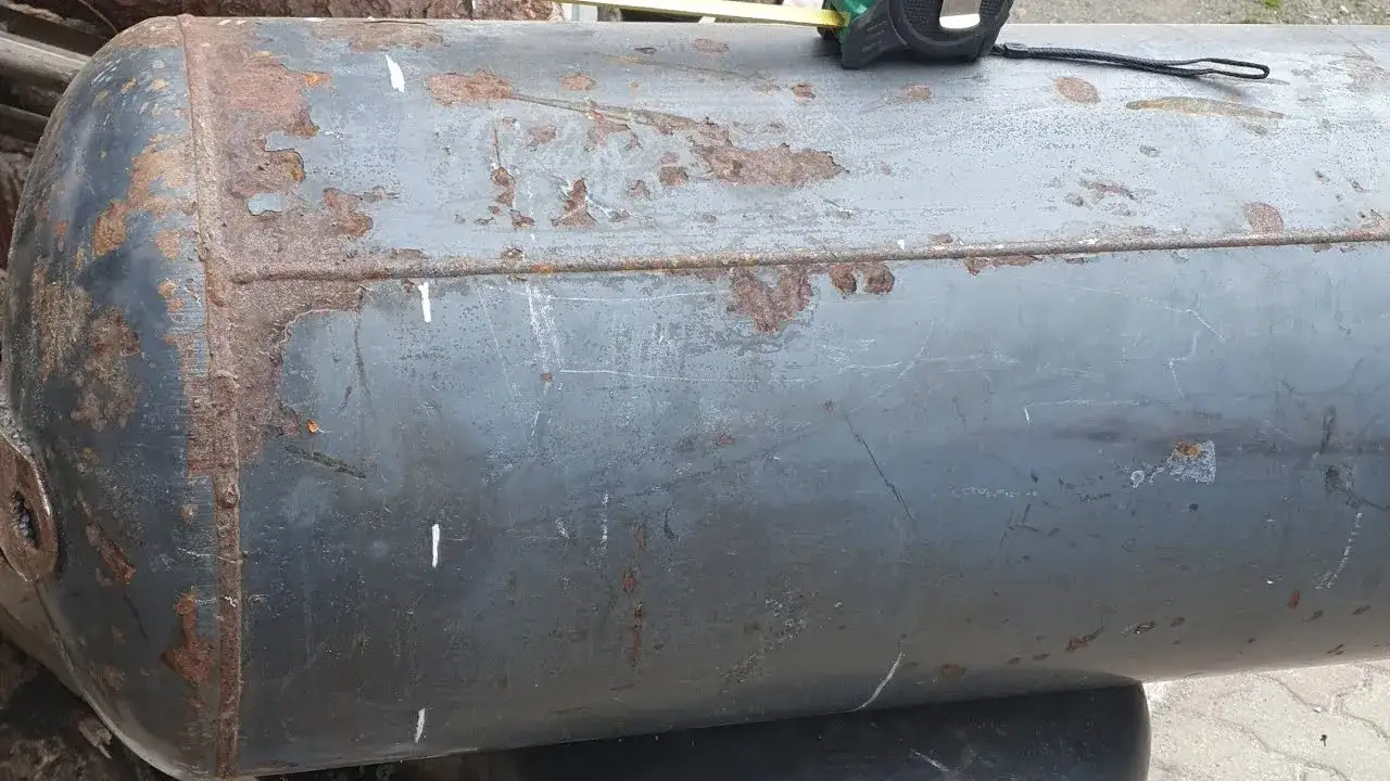 Palenisko ogrodowe ze starego bojlera