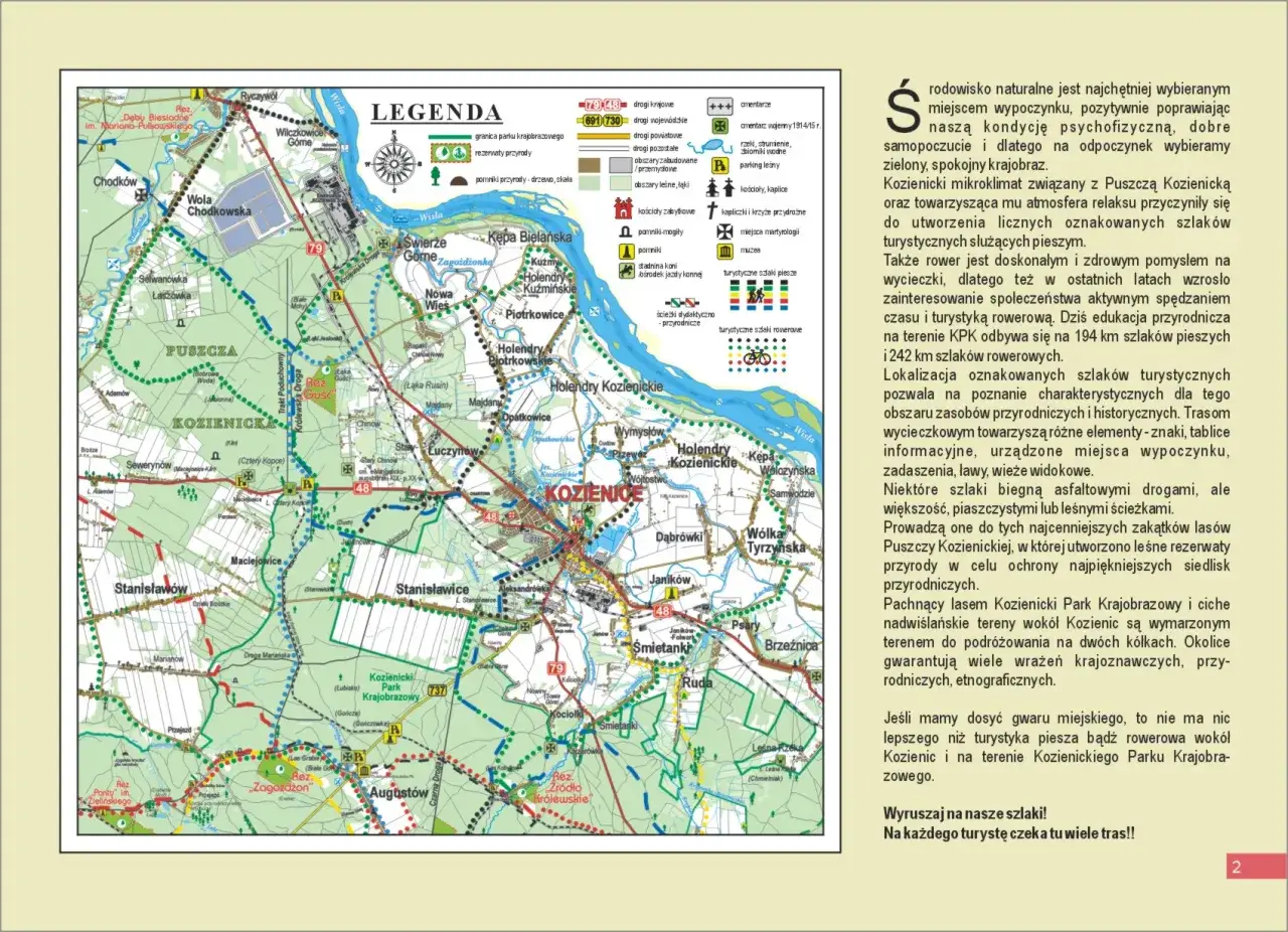 Puszcza Kozienicka trasy rowerowe