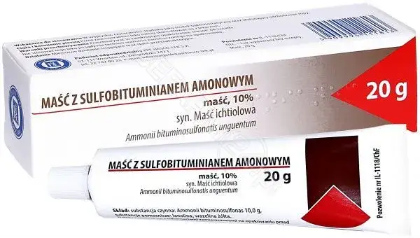 maść ichtiolowa opakowanie i konsystencja