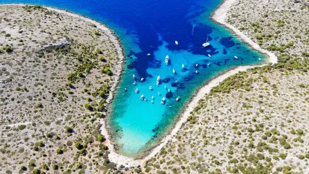 Park Narodowy Kornati widoki z lotu ptaka
