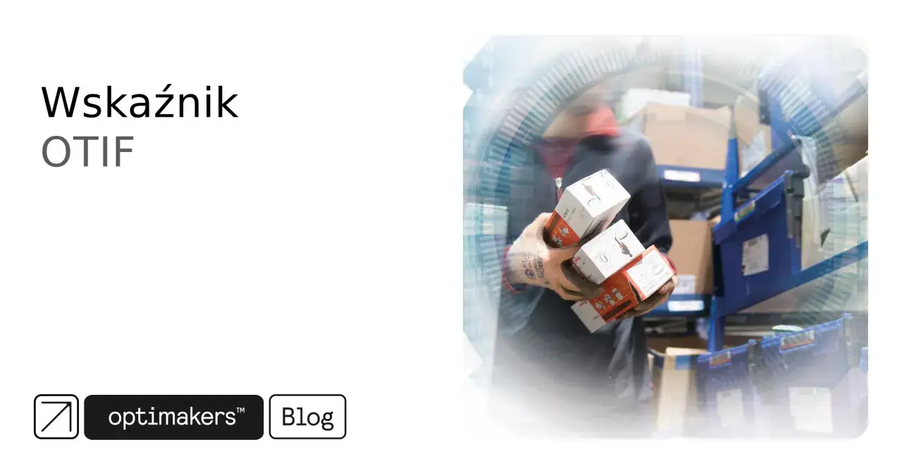 Wskaźnik OTIF: pracownik magazynu z paczkami. Dowiedz się, otif co to jest i jak wpływa na logistykę.