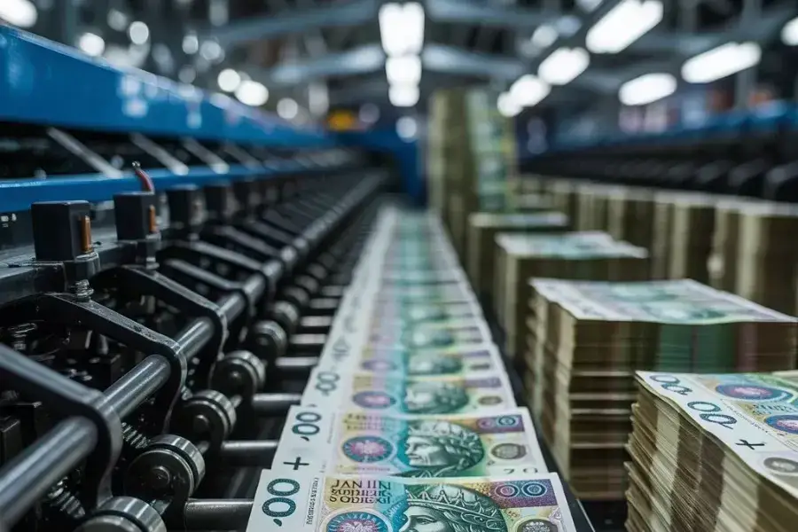 produkcja banknot&oacute;w proces