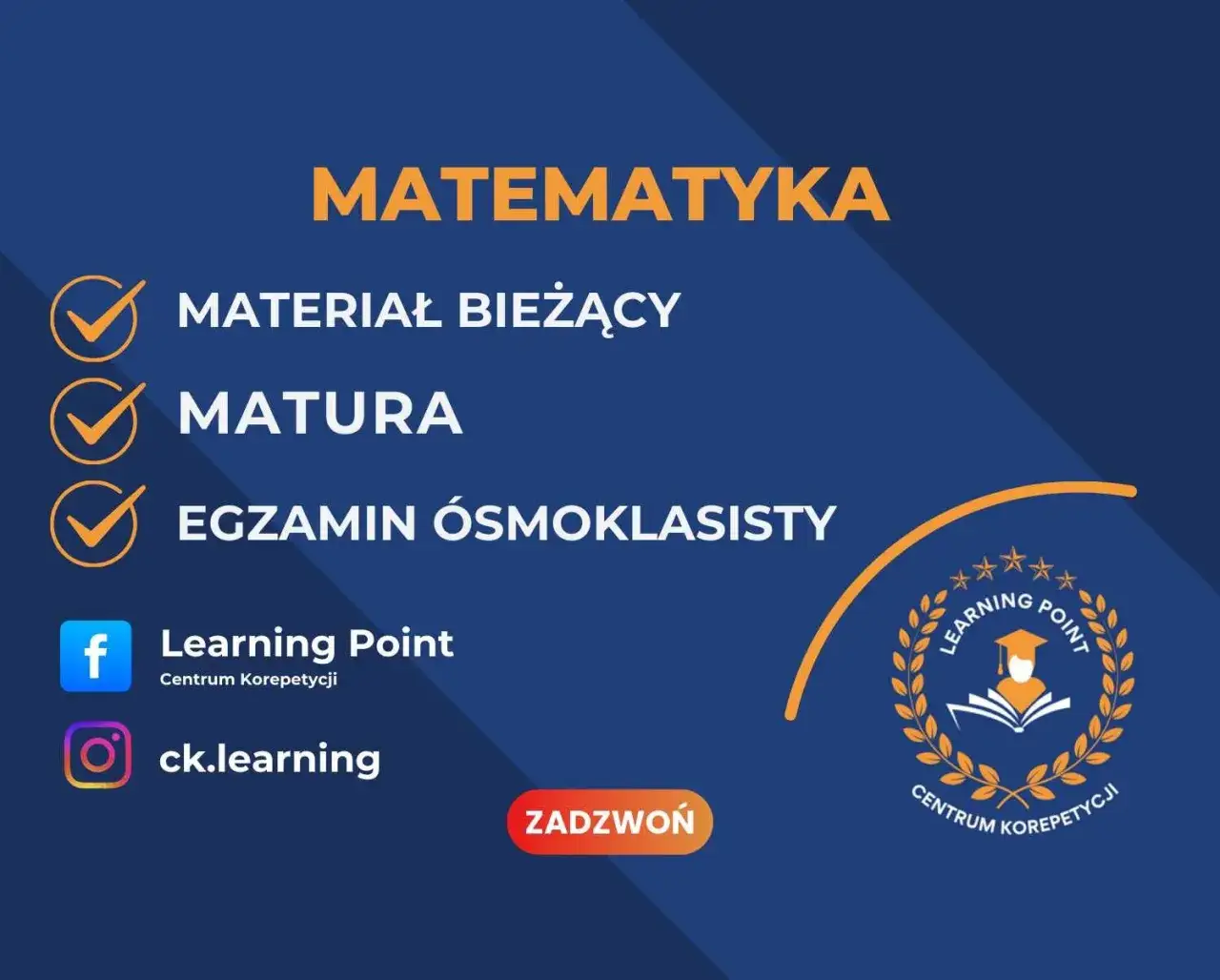 R&oacute;żne formy korepetycji matematyka online i stacjonarnie