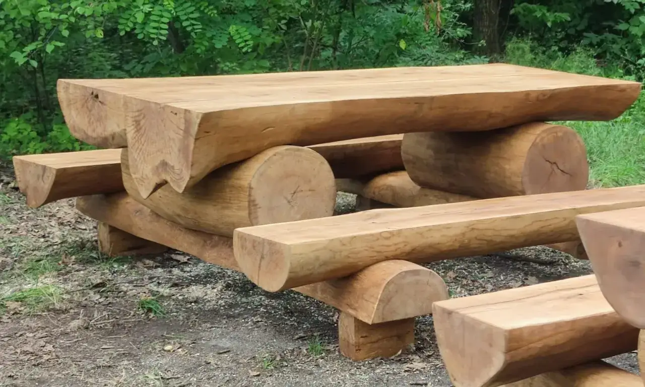 Meble z bali DIY inspiracje