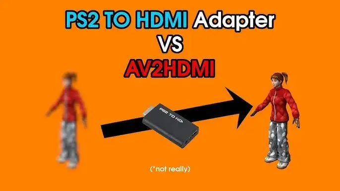 r&oacute;żne adaptery PS2 na HDMI por&oacute;wnanie