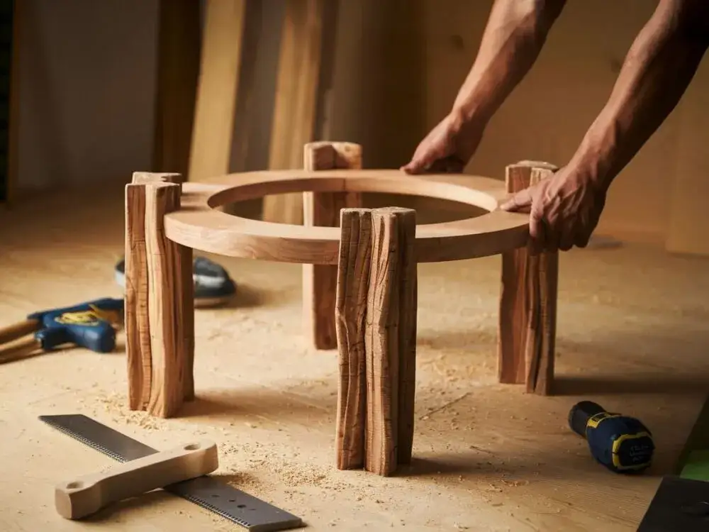 R&oacute;żne rodzaje n&oacute;g do stołu DIY