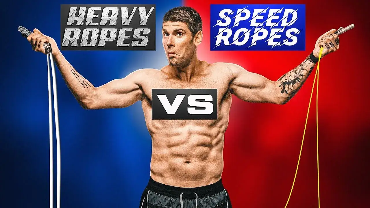 skakanka speed rope vs heavy rope