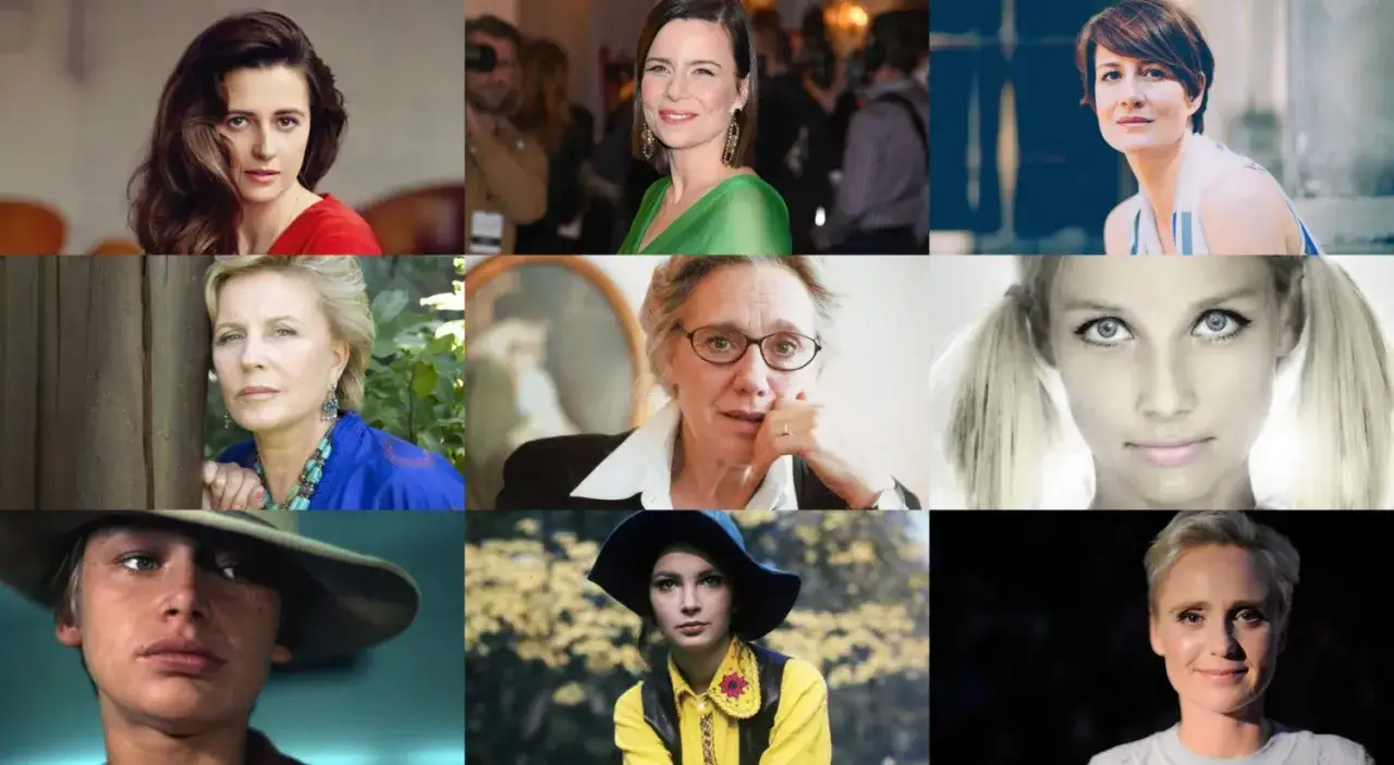 Kolaż zdjęć polskich aktorek po 60. roku życia. Widać tu m.in. Krystynę Jandy, Maję Ostaszewską, Magdalenę Cielecką.