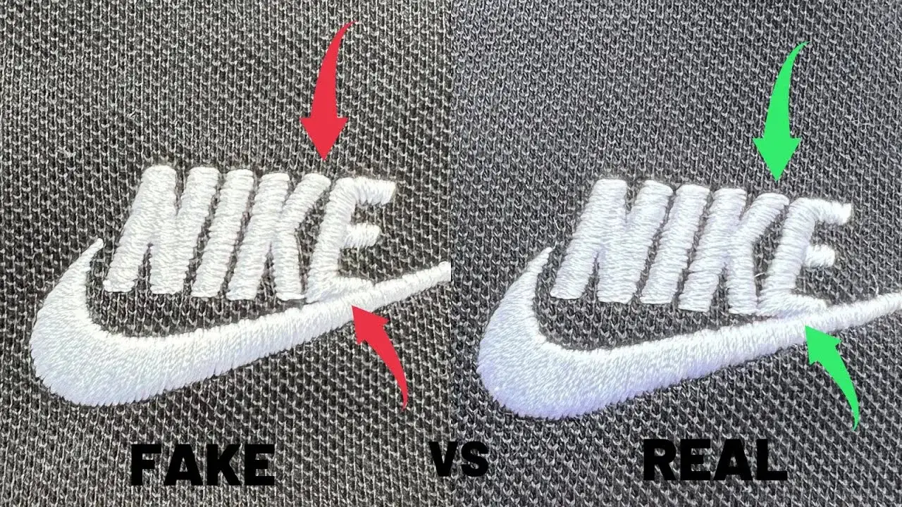 oryginalne logo Nike Swoosh haft vs podr&oacute;bka