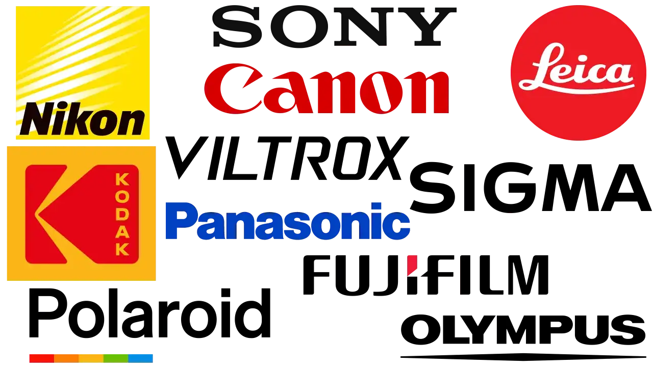 logo Canon Nikon Sony Fujifilm Olympus