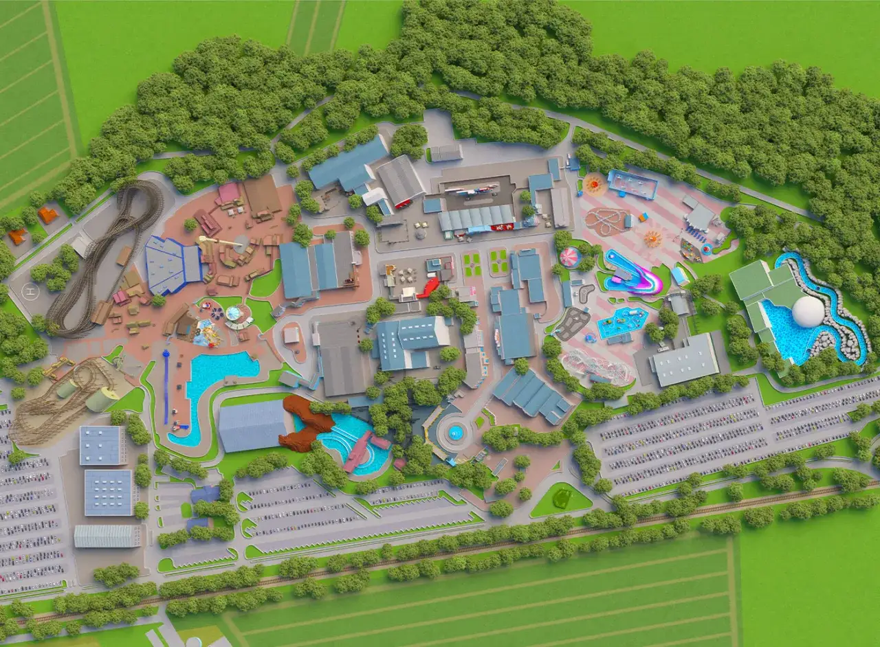 Movie Park Germany Parkplan &Uuml;bersicht