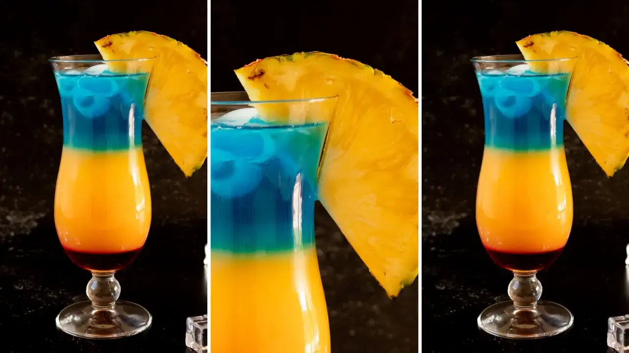 kolorowe drinki blue curacao grenadina przepisy