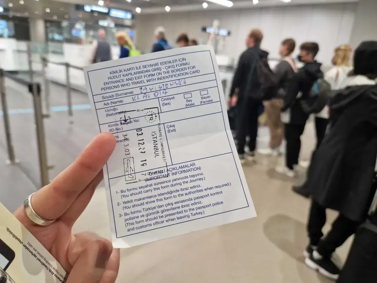 Lotnisko w Turcji kontrola dokumentów