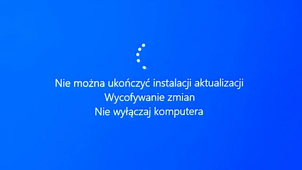 Błąd aktualizacji Windows 10