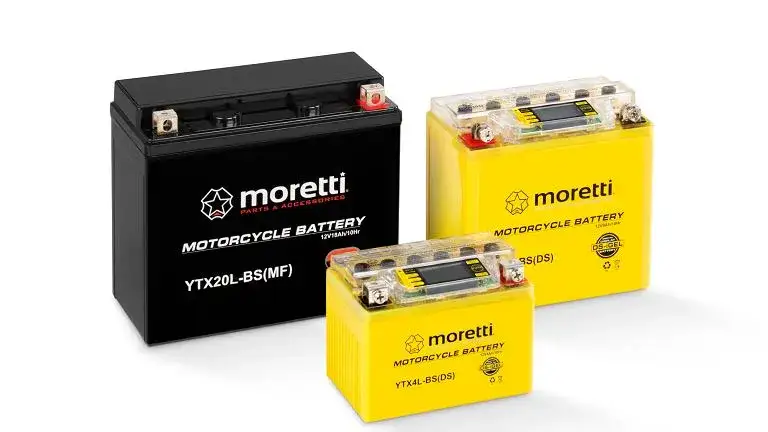 typy akumulator&oacute;w motocyklowych AGM żelowy kwasowy