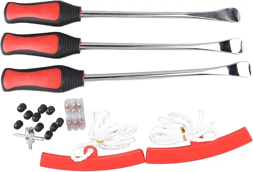 budowa łyżki do opon motocyklowych i ochraniacze felg