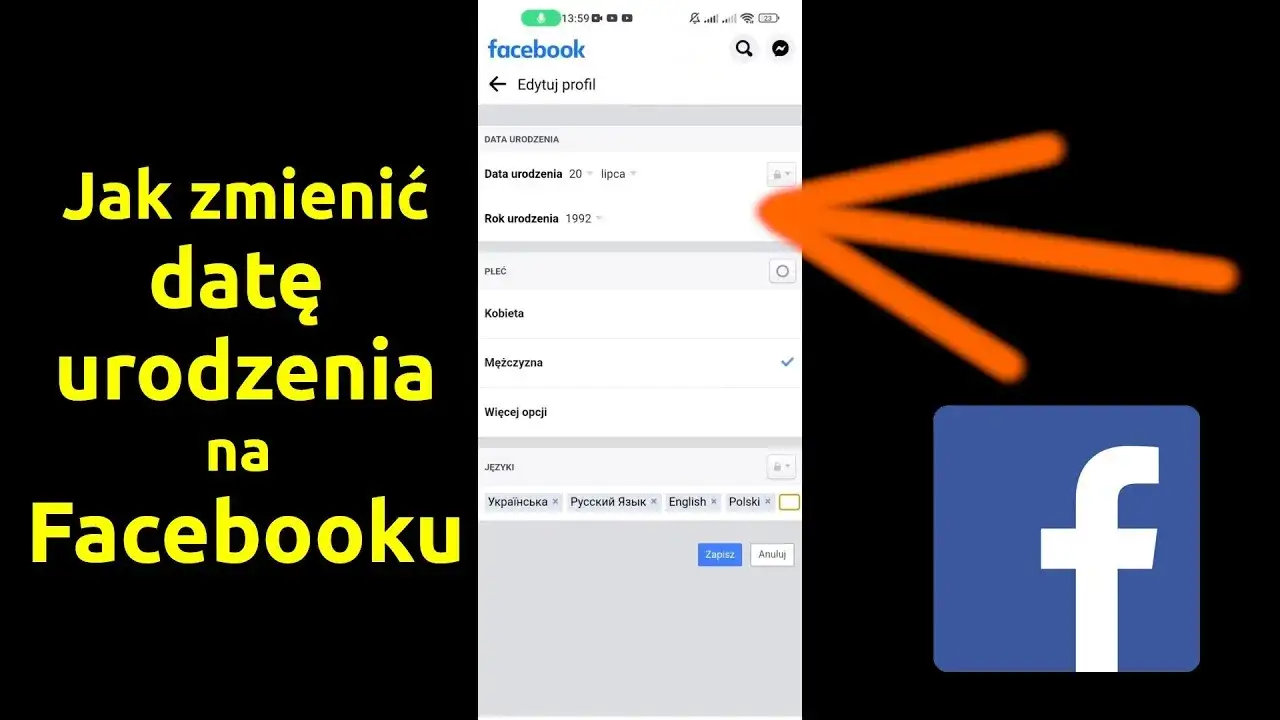 Zdjęcie Jak zmienić datę urodzenia na Facebooku: Krok po kroku