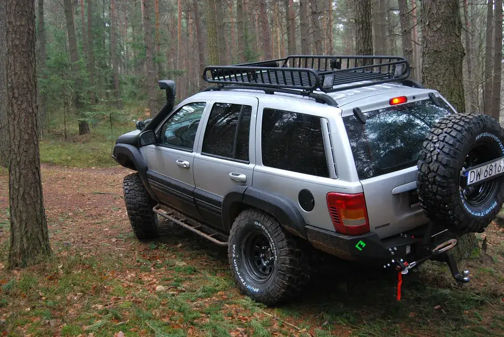Jeep Grand Cherokee off-road modyfikacje opony lift