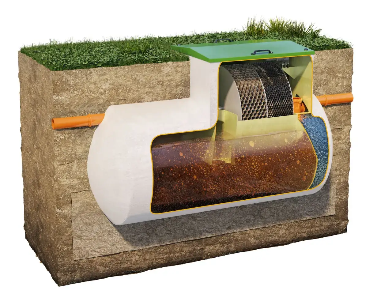 Przydomowa oczyszczalnia ściek&oacute;w bez zapachu