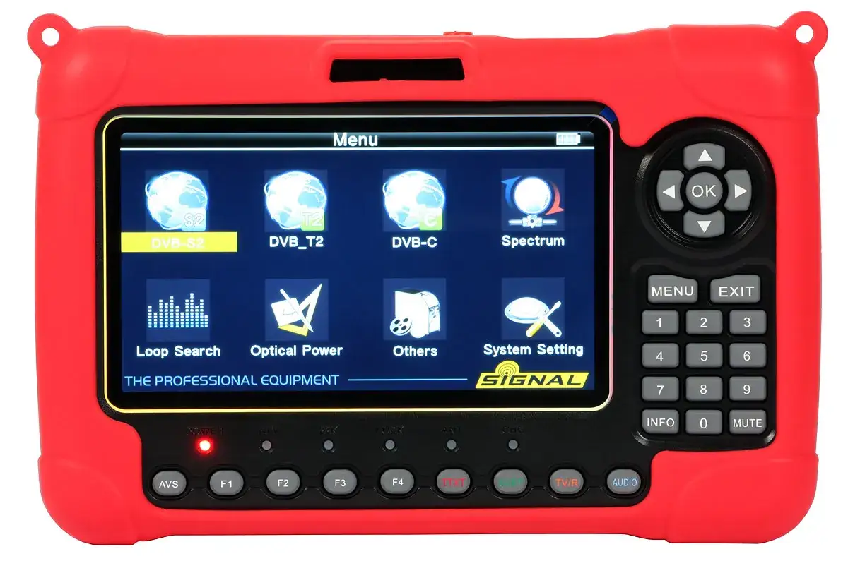 Parametry sygnału satelitarnego MER BER C/N