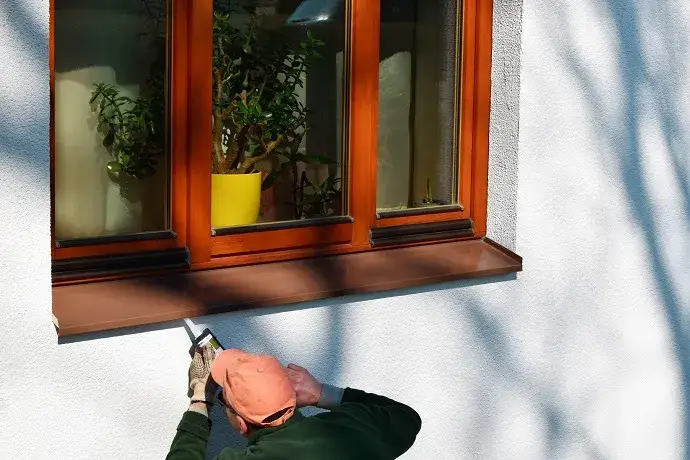 Zdjęcie Czym przykleić parapet zewnętrzny blaszany, by uniknąć problemów?