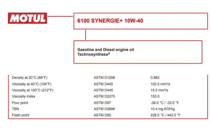 Zdjęcie Motul 10W40 6100 - idealny olej do Twojego silnika, poznaj szczegóły