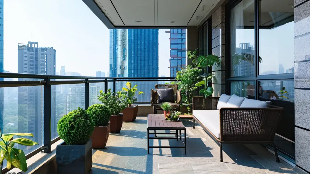 Zdjęcie Balkon Szklany: Elegancja i Bezpieczeństwo Twojego Domu?