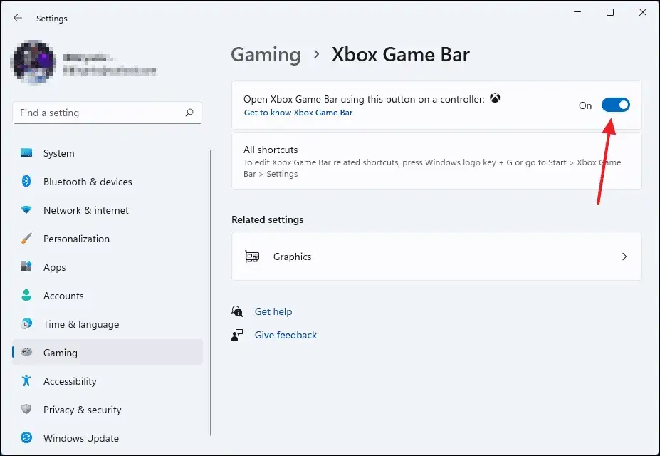 Xbox Game Bar ustawienia Windows 10 i Windows 11