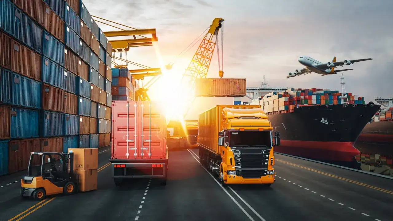 r&oacute;żne rodzaje transportu ciężarowego