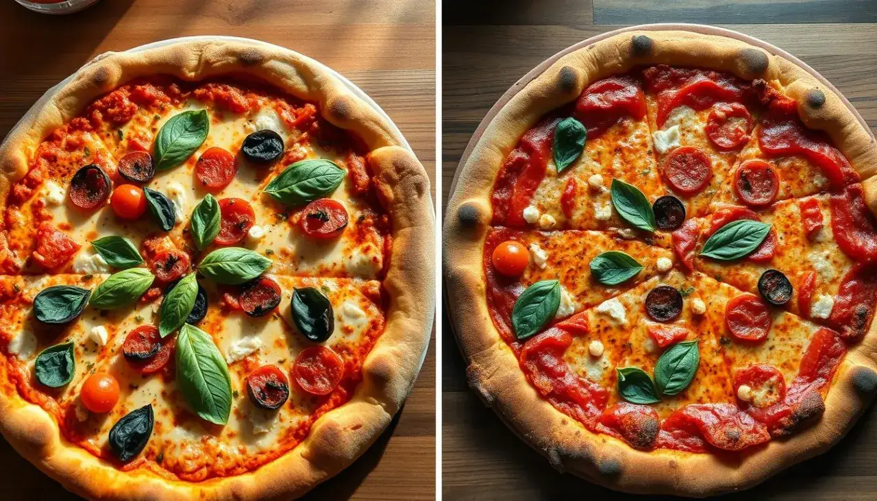 pizza neapolitańska rzymska por&oacute;wnanie