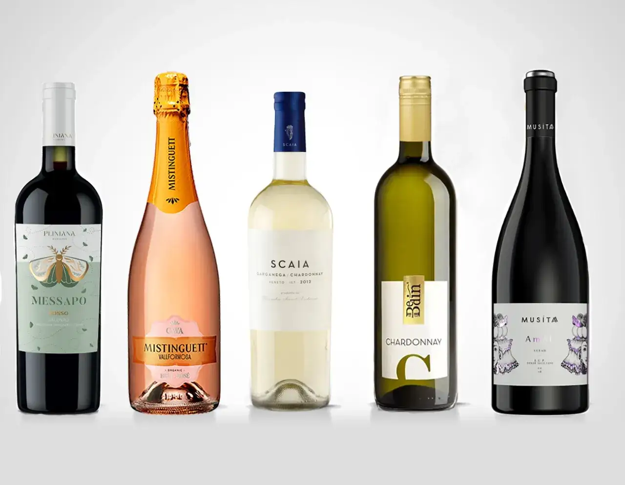 niskokaloryczne wino butelki