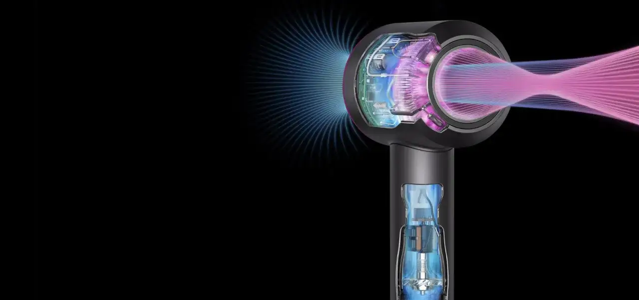 Dyson Supersonic technologie w suszarce