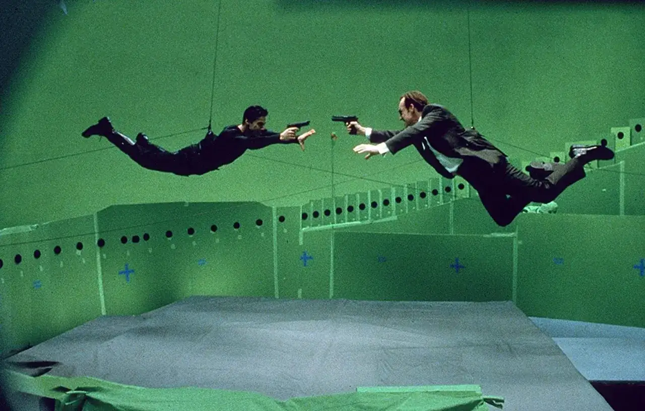 Lana Wachowski Matrix kadr bullet time