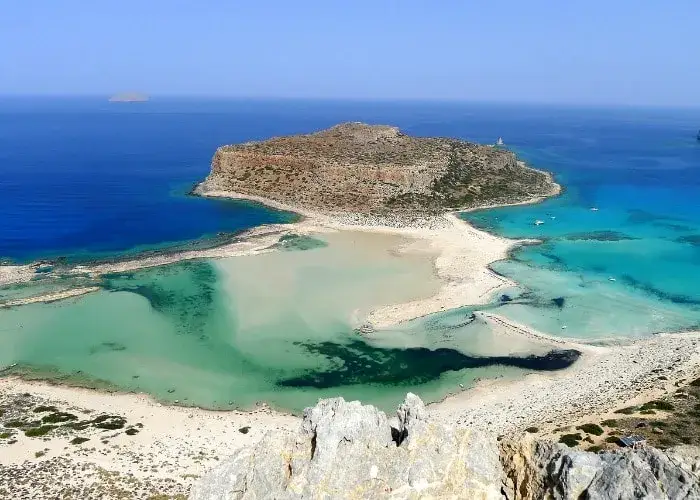 Laguna Balos Kreta widok z g&oacute;ry