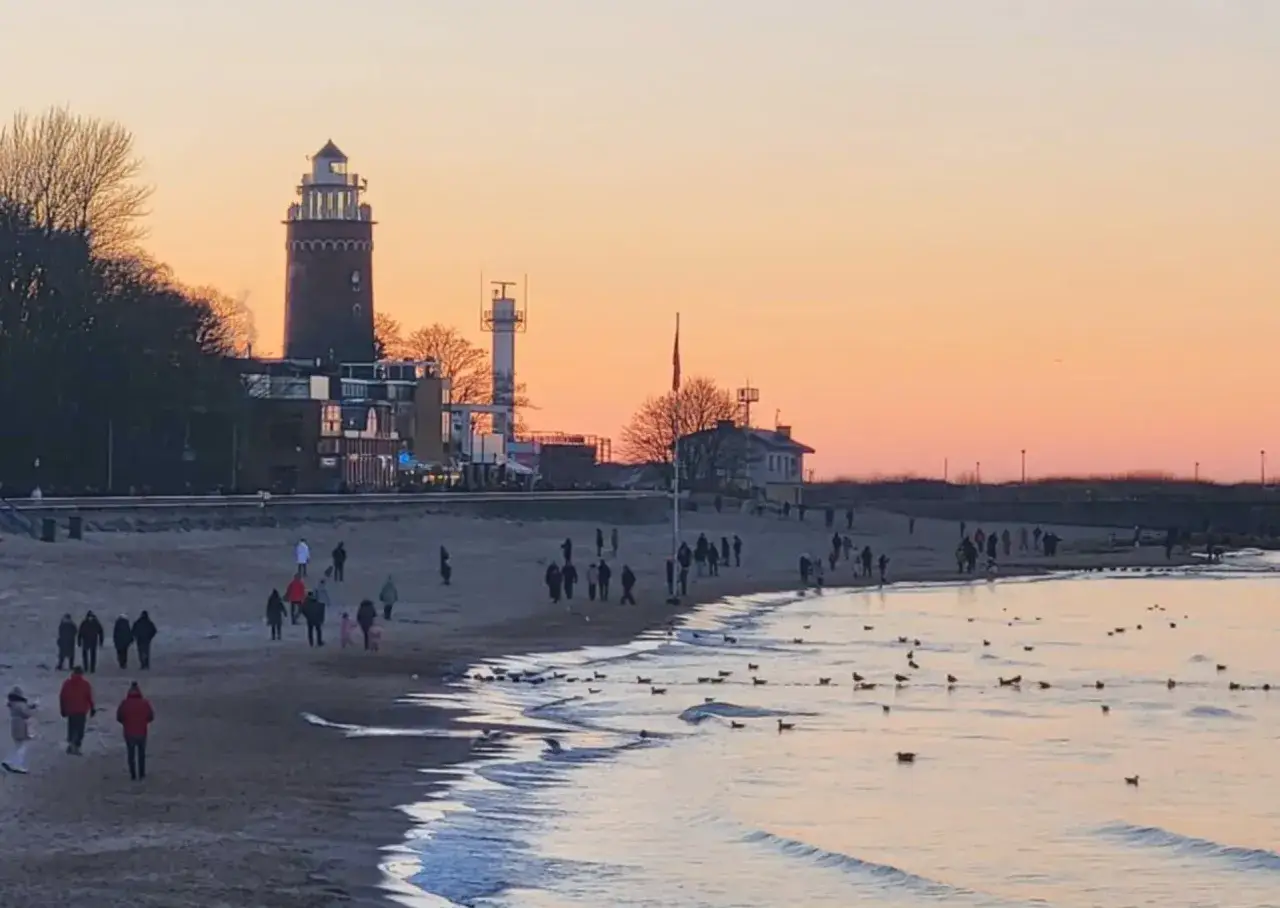 Kołobrzeg plaża pogoda słońce