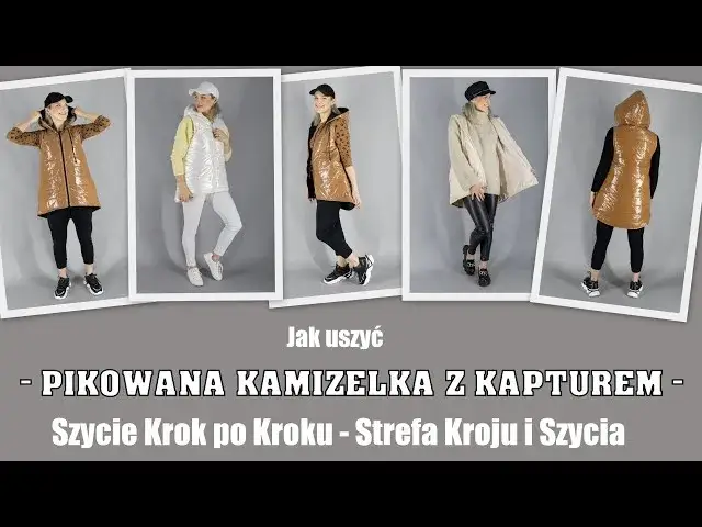 r&oacute;żne fasony kaptur&oacute;w do szycia