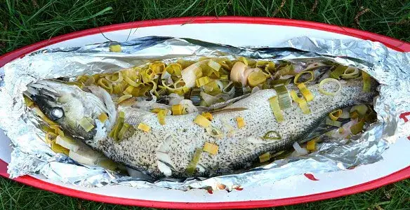 Grillowany szczupak na ruszcie