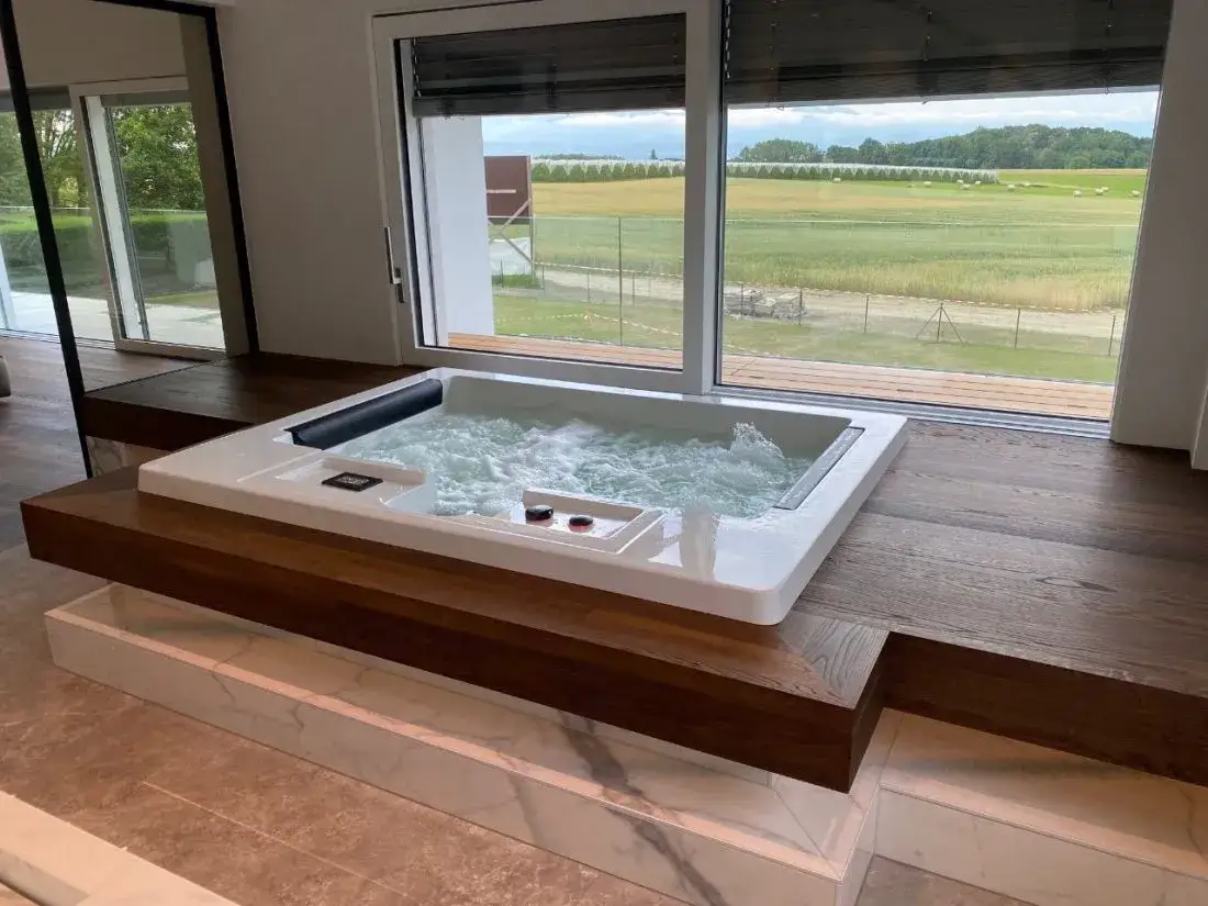 przygotowanie podłoża pod wannę spa